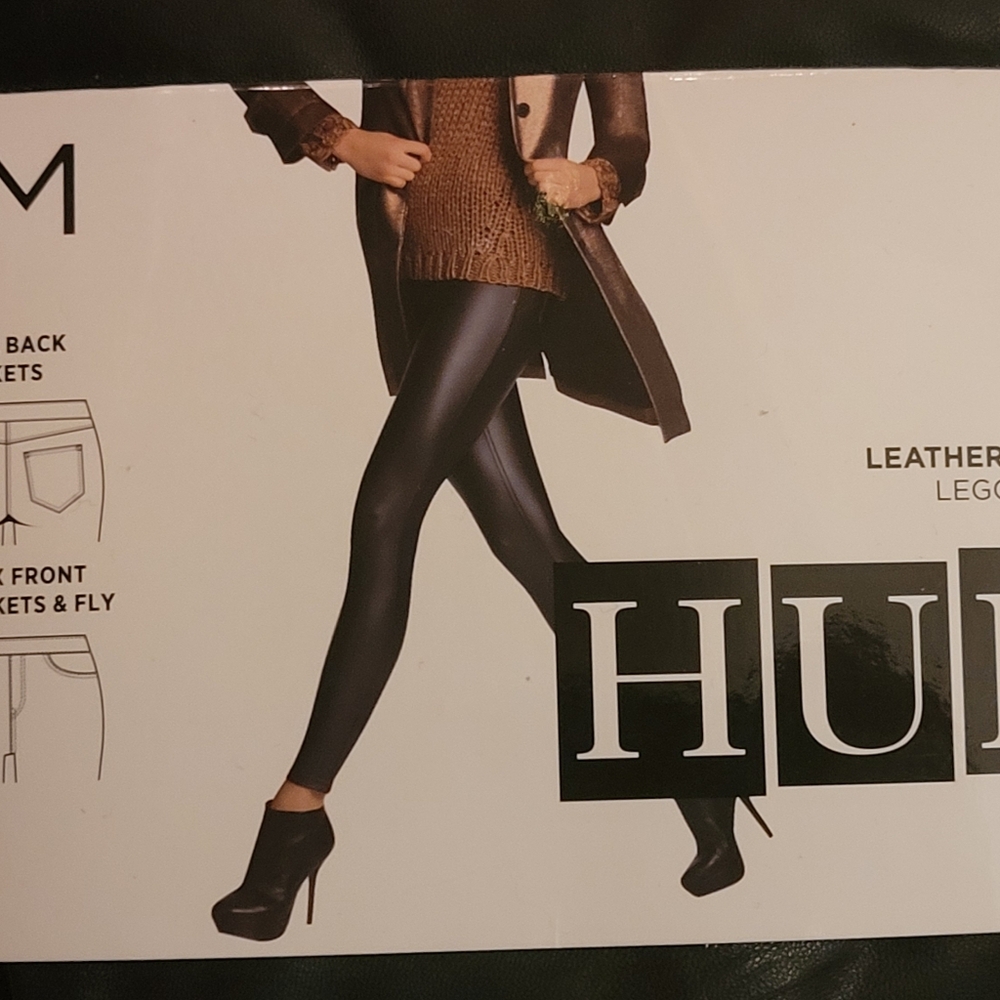 HUE Leatherette Leggings